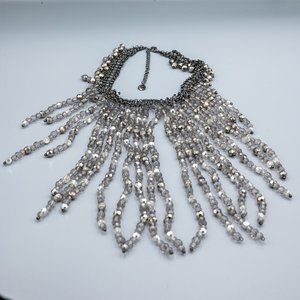 Silver Beaded Necklace